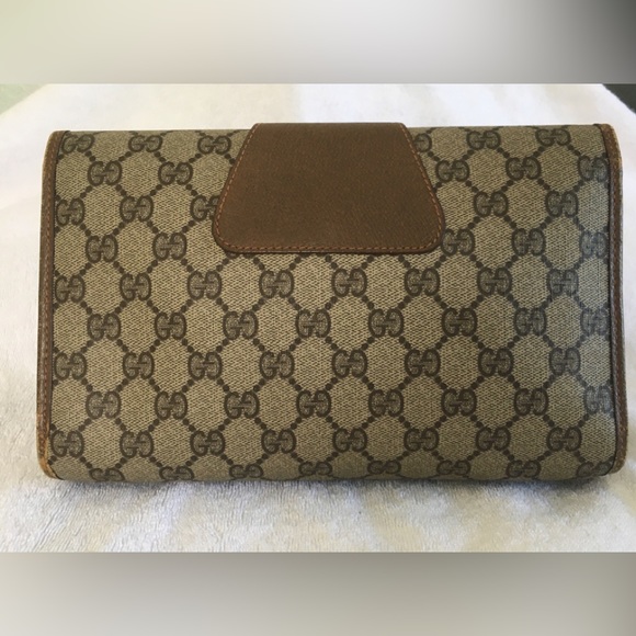 OFFERS WELCOMED- GUCCI GG Sherry Line Clutch dust bag and box NOT original - Picture 3 of 16